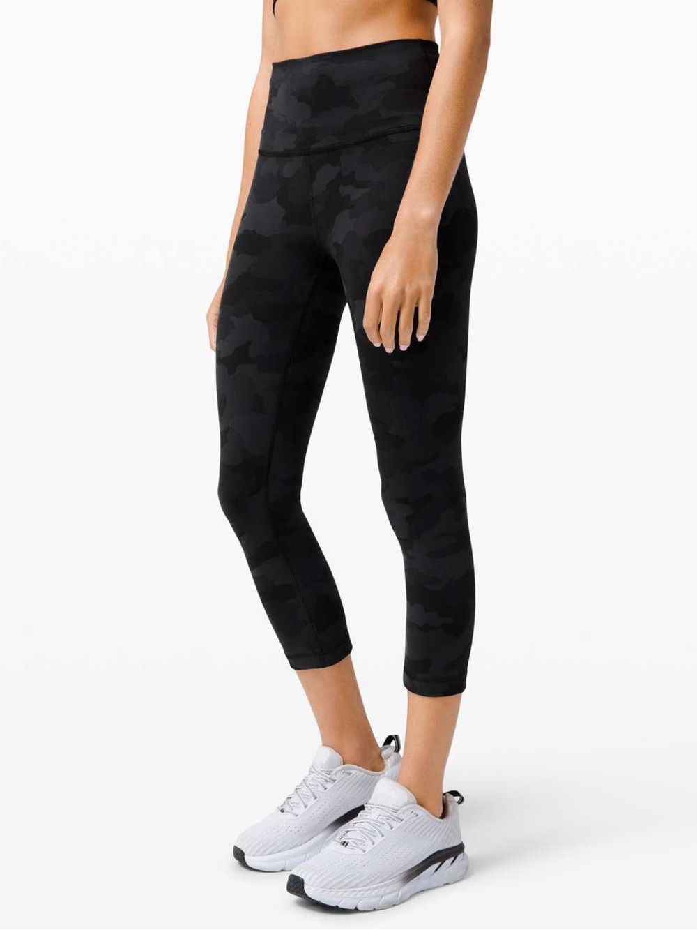 Lululemon Wunder Train High-Rise Crop 21" size 4 in Heritage 365 Camo Deep Coal